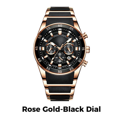 🎁Calendar six-hand quartz men's watch