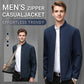 ✨Men's Standing Collar Zipper Casual Jacket