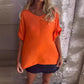 Oversized V-Neck Top for Women