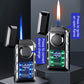 🔥HOT Sale🔥Multi-Functional Dual Flame Lighter with Colored Lights