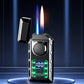 🔥HOT Sale🔥Multi-Functional Dual Flame Lighter with Colored Lights