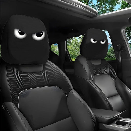 Funny Breathable Car Headrest Covers