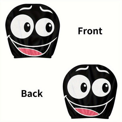 Funny Breathable Car Headrest Covers