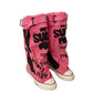 ⏳Time-limited Special⏰Women's Retro Flat Slouch Mid-Calf Canvas Boots