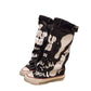 ⏳Time-limited Special⏰Women's Retro Flat Slouch Mid-Calf Canvas Boots