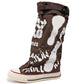 ⏳Time-limited Special⏰Women's Retro Flat Slouch Mid-Calf Canvas Boots