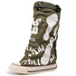 ⏳Time-limited Special⏰Women's Retro Flat Slouch Mid-Calf Canvas Boots
