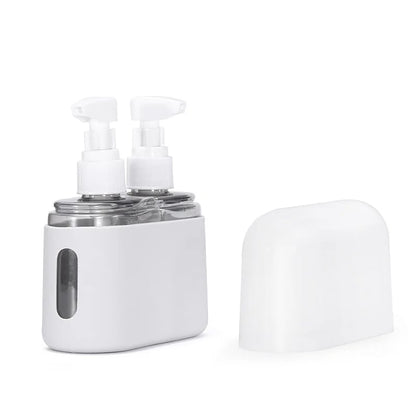 Mini shampoo dispenser bærbart reiseflaskesett